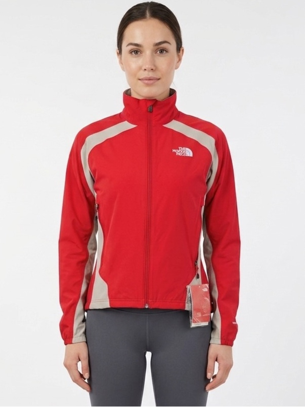 NWT The North Face Flight Series Amp Hybrid Softshell Running Jacket Chinese Red